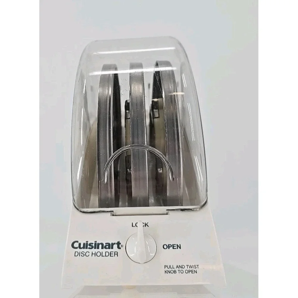 Cuisinart Food Processor Holder & 3 Discs DLC-844TX, 837TX, 842TX DLC-8 DLC-10